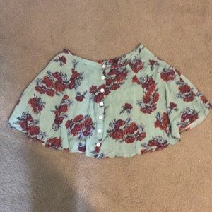 Flowy Floral Skirt